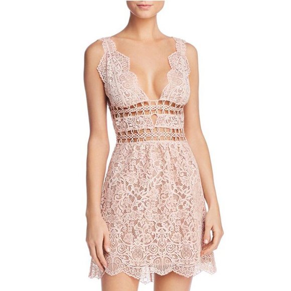 For Love & Lemons - Mon Cheri Lace Mini Dress - Picture 2 of 3